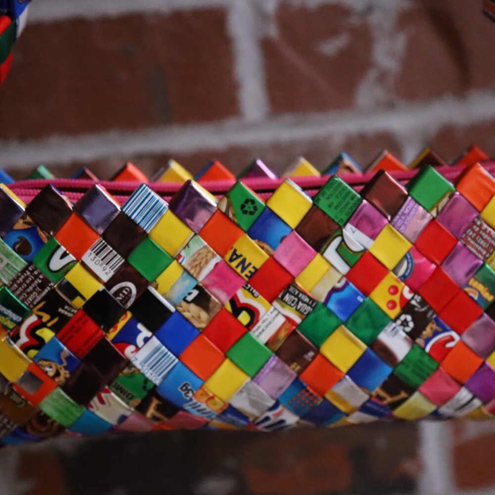 Retro Y2J Candy Wrapper Purse